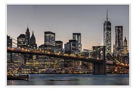 Poster  Brooklyn Bridge /Manhattan - Marcus Sielaff