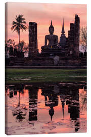 Canvastavla  Wat Mahathat in evening light - Matteo Colombo