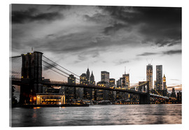 Akrylglastavla  Brooklyn Bridge - Hannes Cmarits