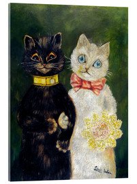Akrylglastavla  Cats Wedding - Louis Wain