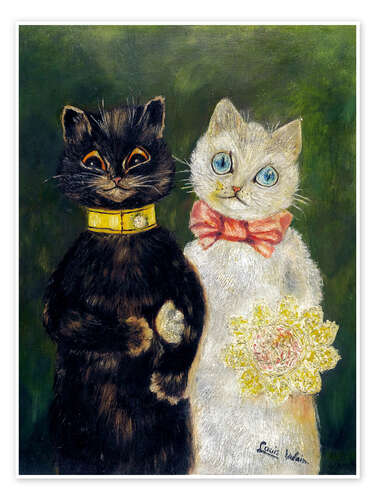 Poster Cats Wedding
