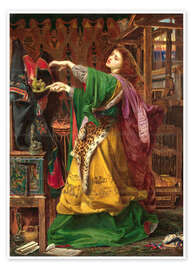 Poster  The fairy Morgane - Dante Charles Gabriel Rossetti