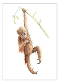 Poster  monkey - Nadine Conrad