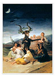 Poster  Witches' Sabbath - Francisco José de Goya