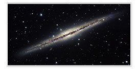 Poster Spiral galaxy NGC 891, optical image