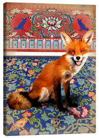 Canvastavla  A Fox at Home - Mandy Reinmuth
