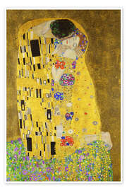 Poster  Kyssen (stående) - Gustav Klimt