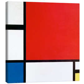 Canvastavla  Composition II in Red, Blue and Yellow - Piet Mondriaan