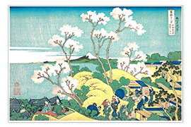 Poster Fuji from Gotenyama at Shinagawa on the Tokaido