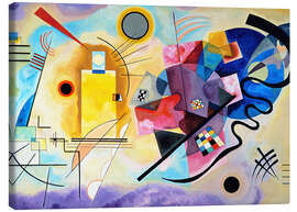 Canvastavla  Gul, röd, blå - Wassily Kandinsky