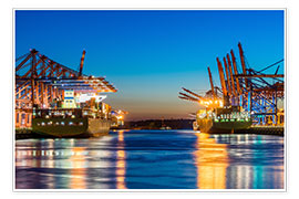 Poster  Container Harbor, Hamburg II - euregiophoto