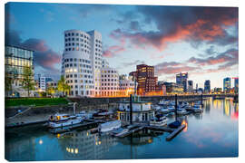 Canvastavla  Dusseldorf media harbor - euregiophoto