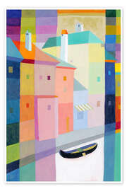 Poster  Venetiansk färglek - Eugen Stross