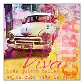 Poster  Viva Cuba - Andrea Haase