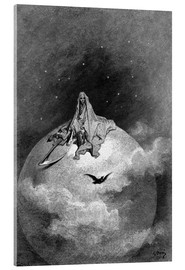 Akrylglastavla  The Raven - Gustave Doré