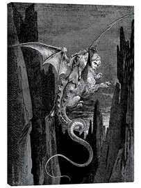 Canvastavla  Divine Comedy, Inferno - Gustave Doré