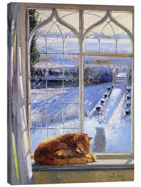 Canvastavla  Cat in the Window - Timothy Easton