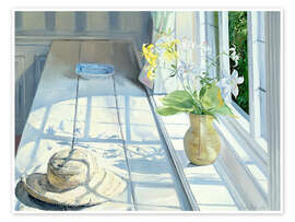 Poster  Still life in front of the window - Timothy Easton