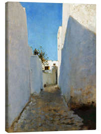 Canvastavla  A Moroccan Street Scene - John Singer Sargent