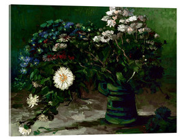 Akrylglastavla  Bouquet of Daisies - Vincent van Gogh