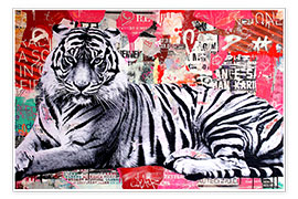 Poster  Tiger - Michiel Folkers