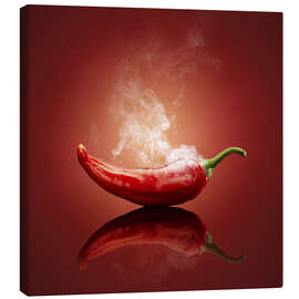 Canvastavla  Smoking chilli - Johan Swanepoel