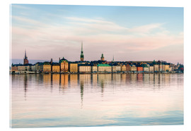 Akrylglastavla  Stockholm city in Sweden, The Old Town (Gamla Stan)