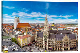 Canvastavla  Munich views