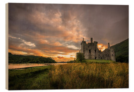 Trätavla  Castle Kilchurn, Scotland - Markus Ulrich