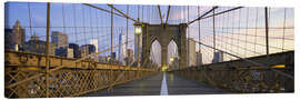 Canvastavla  Brooklyn Bridge in Manhattan, New York