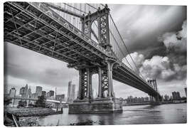 Canvastavla  The Manhattan Bridge