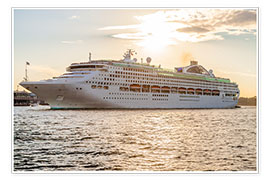 Poster Cruise ship