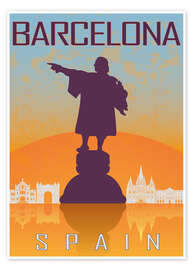 Poster Barcelona - Columbus