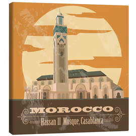 Canvastavla  Morocco - Hassan II Mosque