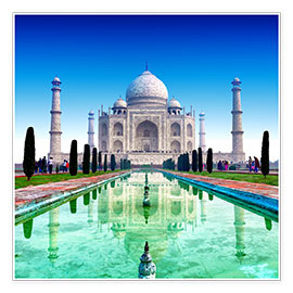 Poster  Taj Mahal Turquoise