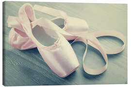 Canvastavla  Ballet Shoes