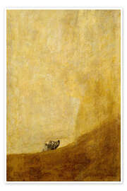 Poster  Hund - Francisco José de Goya