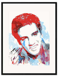 Inramat konsttryck  Elvis Presley - 2ToastDesign