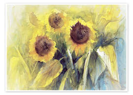 Poster sunflower