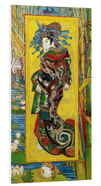 PVC-tavla  Japonaiserie: Courtesan or Oiran - Vincent van Gogh