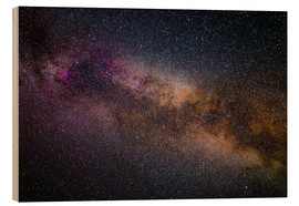 Trätavla  Milky Way - The starry sky - Benjamin Butschell