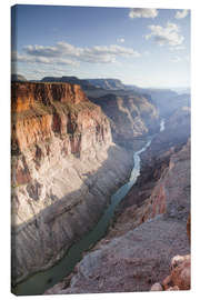 Canvastavla  Landscape: sunset over Colorado river, Grand Canyon, USA - Matteo Colombo