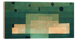 Trätavla  The Firmament Above the Temple - Paul Klee