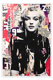 Poster Marilyn Monroe - Michiel Folkers