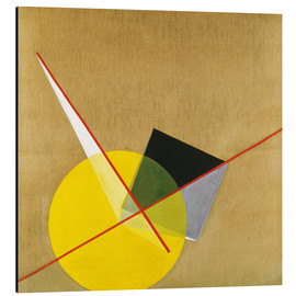 Aluminiumtavla  Yellow circle - László Moholy-Nagy