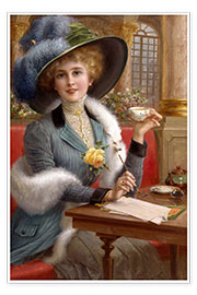 Poster  Elegant Lady - Emile Vernon