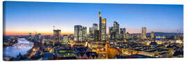 Canvastavla  Skyline panorama from Frankfurt - Jan Christopher Becke