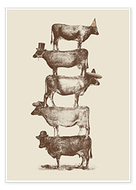 Poster  Cow Cow NutsBIG - Florent Bodart