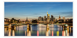 Poster Frankfurt Skyline