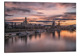 Aluminiumtavla  sunset Dresden - Achim Thomae